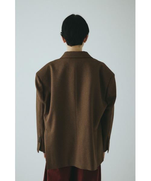 HeRIN.CYE(ヘリンドットサイ)の「Big silhouette jacket ビッグシルエットジャケット(その他アウター・レディース・ブラウン/グレー/ブラック・FREE)」の17枚目の写真