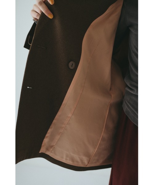 HeRIN.CYE(ヘリンドットサイ)の「Big silhouette jacket ビッグシルエットジャケット(その他アウター・レディース・ブラウン/グレー/ブラック・FREE)」の16枚目の写真