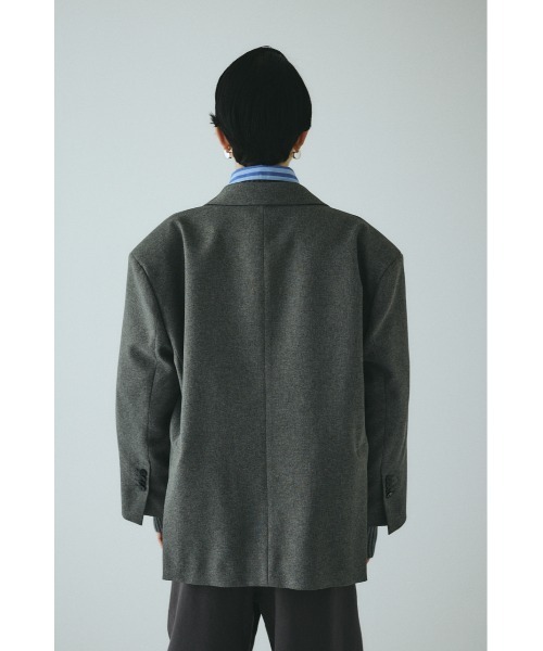 HeRIN.CYE(ヘリンドットサイ)の「Big silhouette jacket ビッグシルエットジャケット(その他アウター・レディース・ブラウン/グレー/ブラック・FREE)」の13枚目の写真