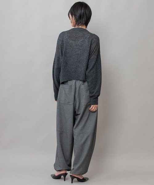 Munich（ミューニック）の「ストレッチソフトフランネルイージーパンツ（その他パンツ・レディース・ダークグレー/ライトグレー/ブラック・XS/M/S）」の7枚目の写真