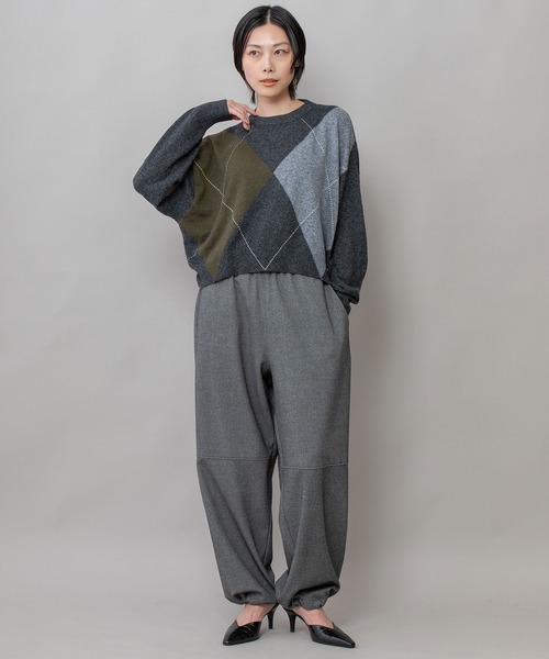 Munich（ミューニック）の「ストレッチソフトフランネルイージーパンツ（その他パンツ・レディース・ダークグレー/ライトグレー/ブラック・XS/M/S）」の9枚目の写真