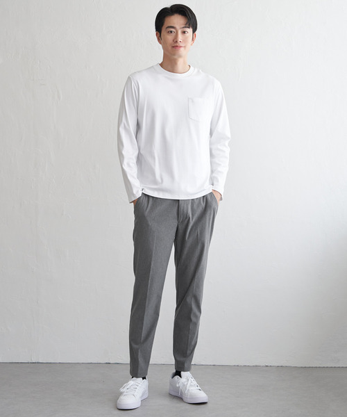 ikka(イッカ)の「GOKU楽パンツ EASY STRETCH テーパード(その他パンツ・メンズ・グレー/ベージュ/ネイビー/ブラック・XL/L/M/S)」の6枚目の写真