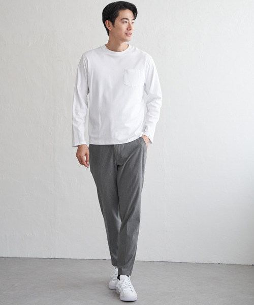 ikka(イッカ)の「GOKU楽パンツ EASY STRETCH テーパード(その他パンツ・メンズ・グレー/ベージュ/ネイビー/ブラック・XL/L/M/S)」の7枚目の写真