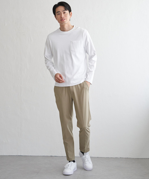 ikka(イッカ)の「GOKU楽パンツ EASY STRETCH テーパード(その他パンツ・メンズ・グレー/ベージュ/ネイビー/ブラック・XL/L/M/S)」の14枚目の写真