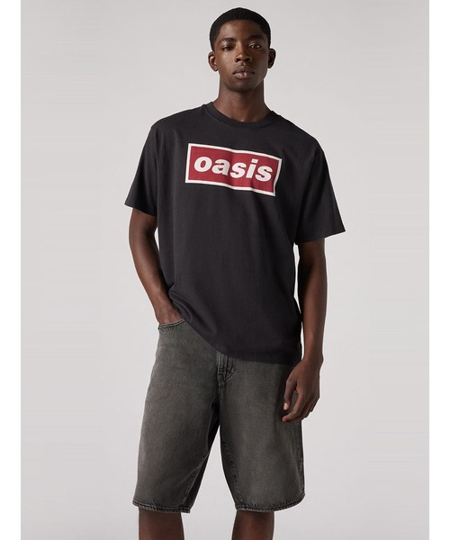 Levi's（リーバイス）の「Levi's/リーバイス LEVI’S(R) x OASIS DECA LOGO Tシャツ（Tシャツ/カットソー・メンズ・ブラック・XS/S/M/L/XL）」の3枚目の写真