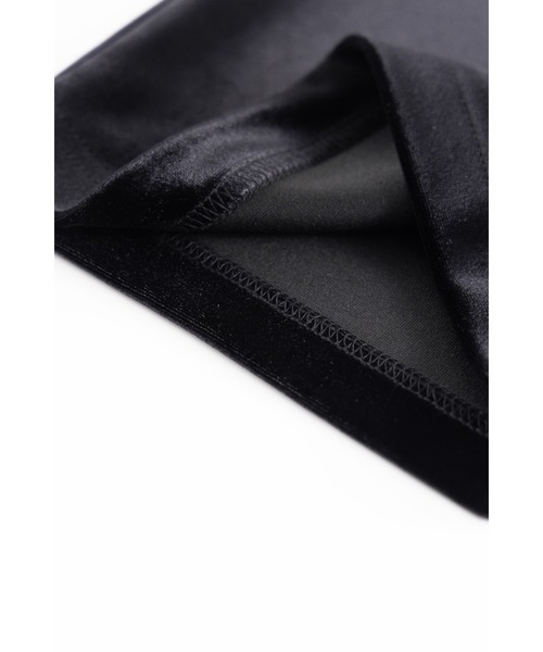 SUPPLIER(サプライヤー)の「トラックパンツ|Rhinestone Velour Track Pants|SUPPLIER(その他パンツ・メンズ・ブラック/グレー・MEDIUM/LARGE/SMALL/X-LARGE)」の9枚目の写真