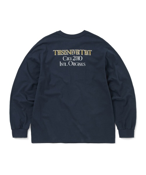thisisneverthat ネイビー 長袖ポロシャツ S セール】CIRCA 2010 L/S Tee（Tシャツ/カットソー）｜thisisneverthat