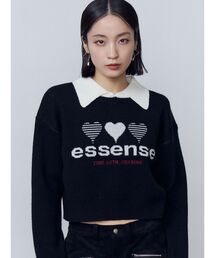 EMODA（エモダ）の「ハートロゴジャガードニット（ニット/セーター・レディース）」