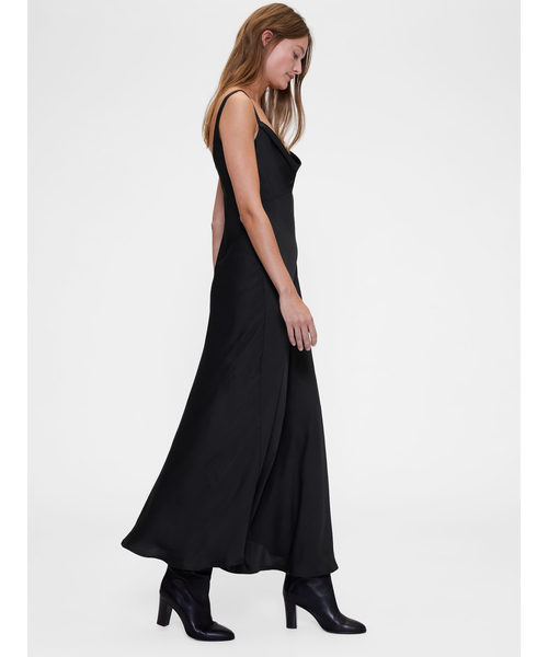 GapStudio サテン スリップマキシドレス（ワンピース）｜GapStudio