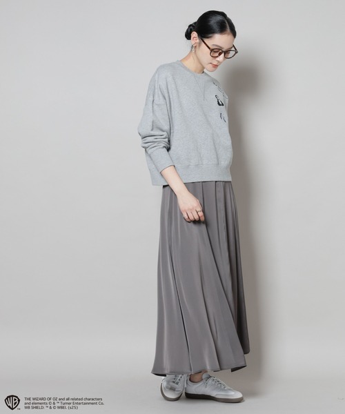 NANO universe（ナノユニバース）の「THE WIZARD OF OZ 刺繍スウェットトップス（スウェット・レディース・グレー/ホワイト・FREE）」の16枚目の写真