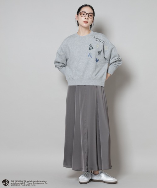 NANO universe（ナノユニバース）の「THE WIZARD OF OZ 刺繍スウェットトップス（スウェット・レディース・グレー/ホワイト・FREE）」の15枚目の写真