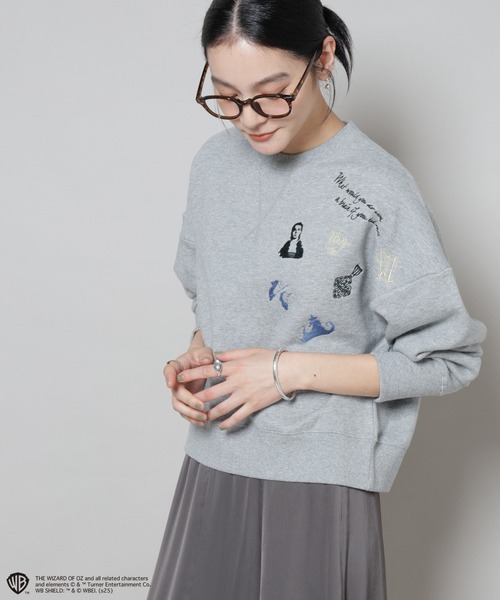 NANO universe（ナノユニバース）の「THE WIZARD OF OZ 刺繍スウェットトップス（スウェット・レディース・グレー/ホワイト・FREE）」の11枚目の写真
