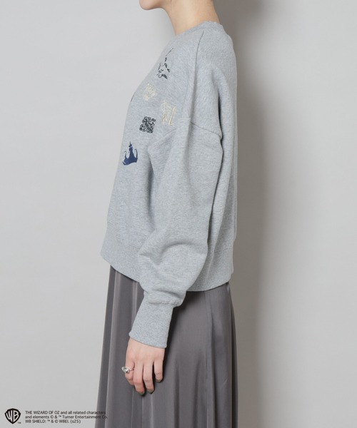 NANO universe（ナノユニバース）の「THE WIZARD OF OZ 刺繍スウェットトップス（スウェット・レディース・グレー/ホワイト・FREE）」の20枚目の写真