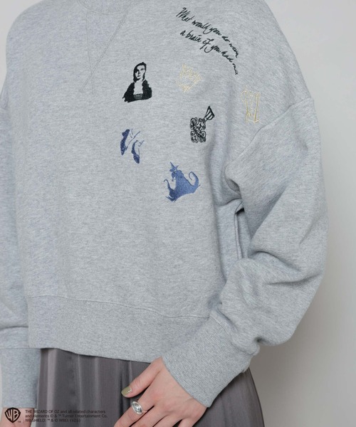 NANO universe（ナノユニバース）の「THE WIZARD OF OZ 刺繍スウェットトップス（スウェット・レディース・グレー/ホワイト・FREE）」の22枚目の写真