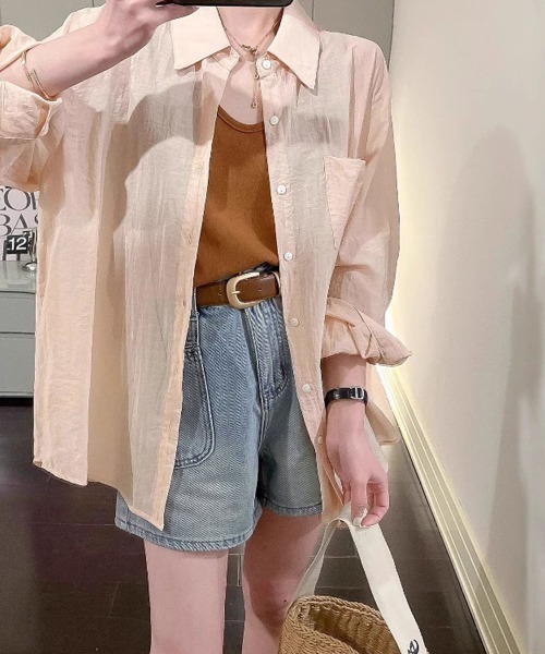 Miniministore(ミニミニストア)の「デニムショートパンツ ハイウエスト美脚夏(デニムパンツ・レディース・サックスブルー/インディゴブルー・L/XL/M/S)」の11枚目の写真