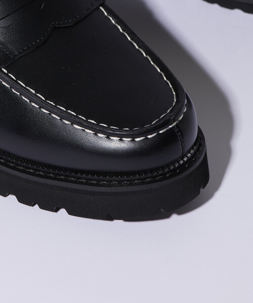 FREAK'S STORE(フリークスストア)の「限定展開 ラグソール ペニーローファー / モカシンローファー(ローファー・メンズ・ブラック・23.0cm/28.0cm/27.0cm/26.0cm/25.0cm/24.0cm)」の16枚目の写真