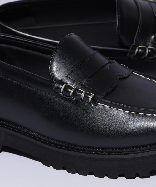 FREAK'S STORE(フリークスストア)の「限定展開 ラグソール ペニーローファー / モカシンローファー(ローファー・メンズ・ブラック・23.0cm/28.0cm/27.0cm/26.0cm/25.0cm/24.0cm)」の17枚目の写真
