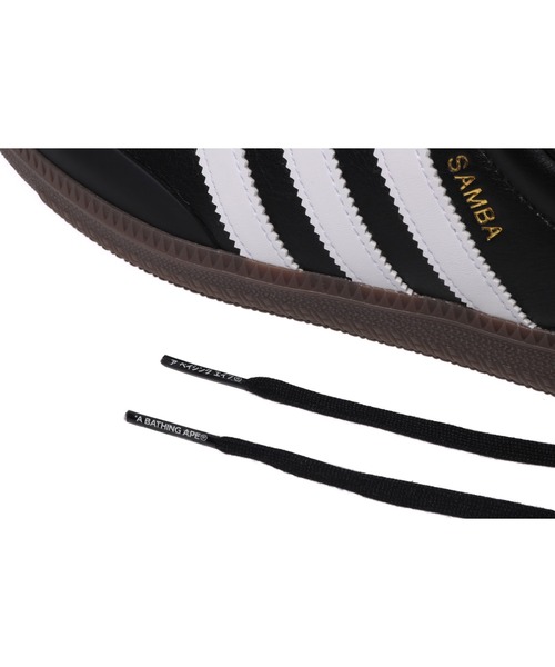 A BATHING APE(アベイシングエイプ)の「BAPE X ADIDAS - SAMBA(スニーカー・メンズ・ホワイト/ブラック・9.5/11.5/9/10/12/8/10.5/8.5/7.5/11/7/12.5)」の20枚目の写真