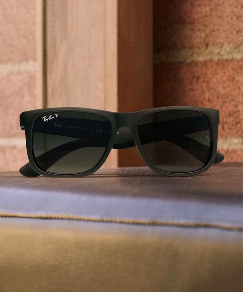 Ray-Ban(レイバン)の「Ray-Ban レイバン サングラス JUSTIN(偏光レンズ・JPフィット) RB4165F55622/T3(サングラス・メンズ・ブラック・55)」の6枚目の写真