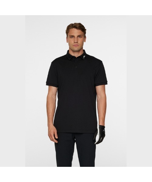 J.LINDEBERG(ジェイリンドバーグ)の「【J.LINDEBERG/GOLF】バックブリッジポロ(ポロシャツ・メンズ・チャコール/ネイビー/ライトグレー/アイボリー/ブラック/ネイビー系/インディゴブルー/レッド/ホワイト・44/46)」の4枚目の写真