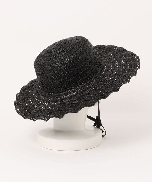Jines（ジネス）の「透かしなみなみハット（ハット・レディース・ブラック・フリー）」の13枚目の写真