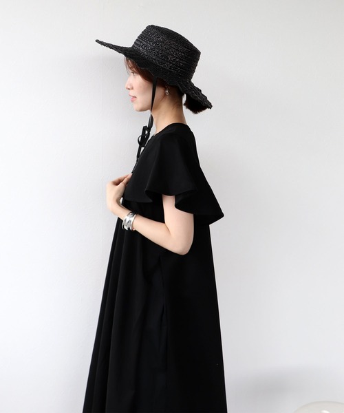 Jines（ジネス）の「透かしなみなみハット（ハット・レディース・ブラック・フリー）」の6枚目の写真