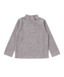 BeBe | 起毛テレコハイネック長袖Tシャツ(90~150cm)(Tシャツ/カットソー)