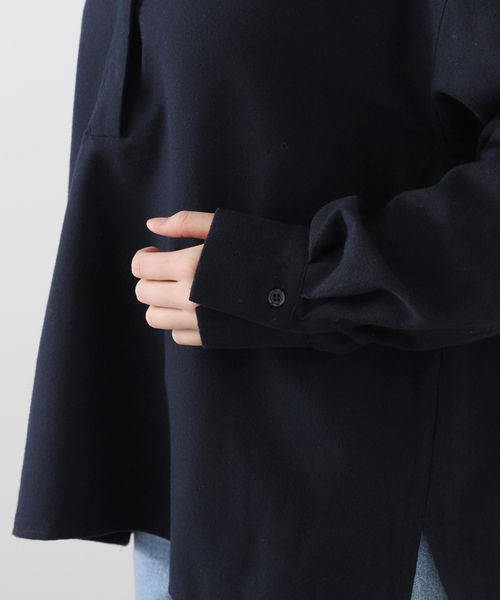 JOURNAL STANDARD relume(ジャーナルスタンダード レリューム)の「《追加 / 新色》カルゼスキッパーブラウス(シャツ/ブラウス・レディース・ブラウン/アイボリー/グレー・FREE)」の22枚目の写真