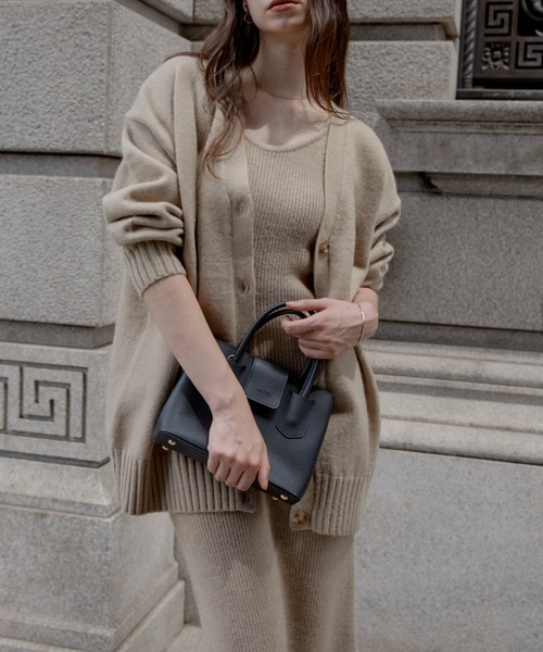 ACYM(アシーム)の「Betty long knit ワンピース(ワンピース・レディース・グレー/ベージュ/ブラック・FREE)」の15枚目の写真