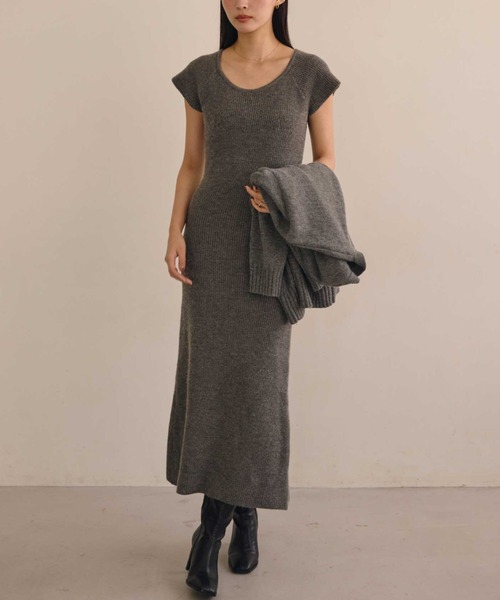 セール】Betty long knit ワンピース（ワンピース）｜ACYM（アシーム