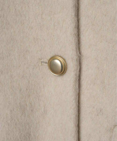 Olu.（オルドット）の「ゴールドボタンノーカラージャケット（ノーカラージャケット・レディース・ブラウン/ベージュ/ピンクベージュ・FREE）」の21枚目の写真