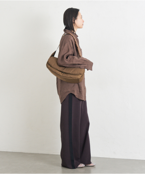 JOURNAL STANDARD(ジャーナルスタンダード)の「《追加3》ウォッシャブルトラックパンツ(その他パンツ・レディース・ブラック/ブラウン・FREE)」の8枚目の写真