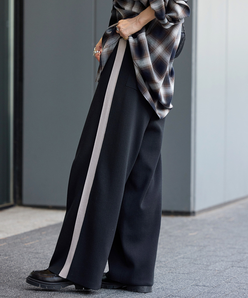 JOURNAL STANDARD(ジャーナルスタンダード)の「《追加3》ウォッシャブルトラックパンツ(その他パンツ・レディース・ブラック/ブラウン・FREE)」の17枚目の写真