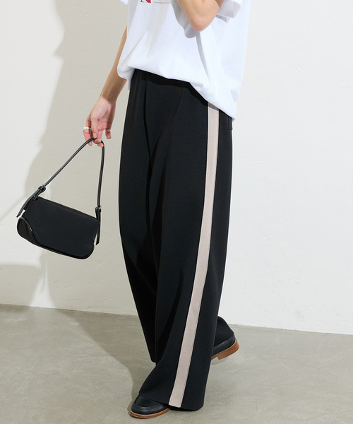 JOURNAL STANDARD(ジャーナルスタンダード)の「《追加3》ウォッシャブルトラックパンツ(その他パンツ・レディース・ブラック/ブラウン・FREE)」の22枚目の写真