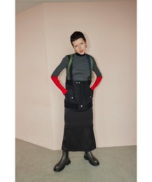 OMMO（オーエムエムオー）の「MA-1 VEST LAYERED SK（スカート）」