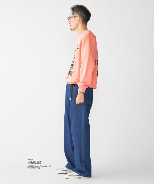 SHIPS(シップス)の「【SHIPS別注】AIRTOWNE: ピーナッツ ヴィンテージ スウェット(スウェット・メンズ・ライトグレー/ライトブルー/コバルトブルー/ピンク・MEDIUM/LARGE/X-LARGE)」の13枚目の写真