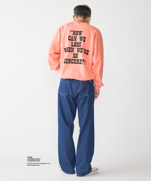 セール】【SHIPS別注】AIRTOWNE: ピーナッツ ヴィンテージ スウェット