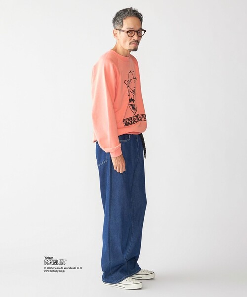 SHIPS(シップス)の「【SHIPS別注】AIRTOWNE: ピーナッツ ヴィンテージ スウェット(スウェット・メンズ・ライトグレー/ライトブルー/コバルトブルー/ピンク・MEDIUM/LARGE/X-LARGE)」の17枚目の写真