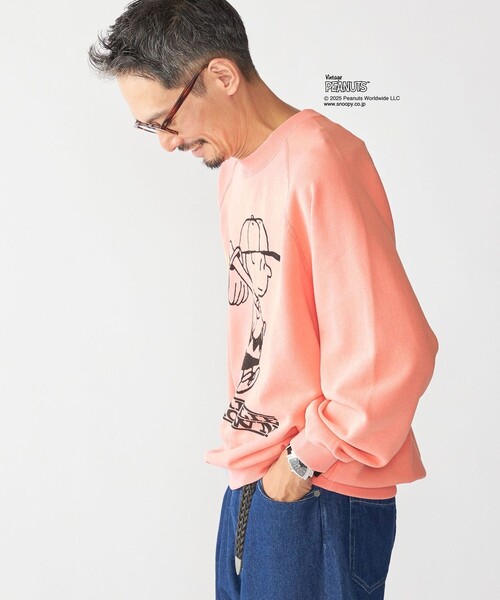 SHIPS(シップス)の「【SHIPS別注】AIRTOWNE: ピーナッツ ヴィンテージ スウェット(スウェット・メンズ・ライトグレー/ライトブルー/コバルトブルー/ピンク・MEDIUM/LARGE/X-LARGE)」の19枚目の写真