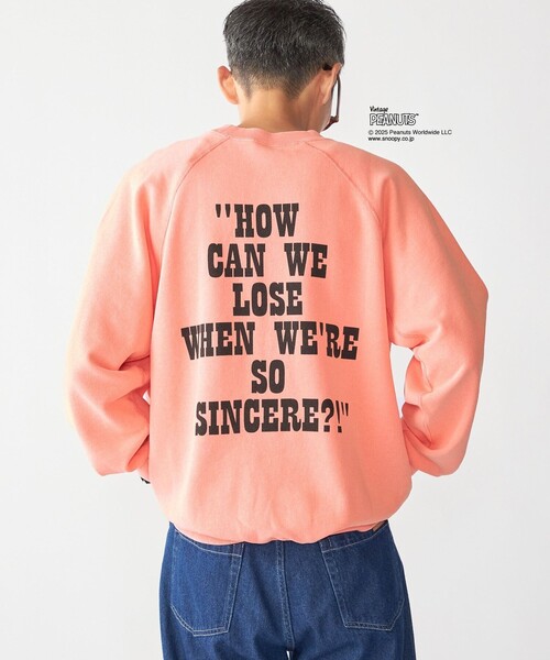 シップス（SHIPS）/【SHIPS別注】AIRTOWNE: ピーナッツ ヴィンテージ スウェット セール】【SHIPS別注】AIRTOWNE: ピーナッツ ヴィンテージ スウェット