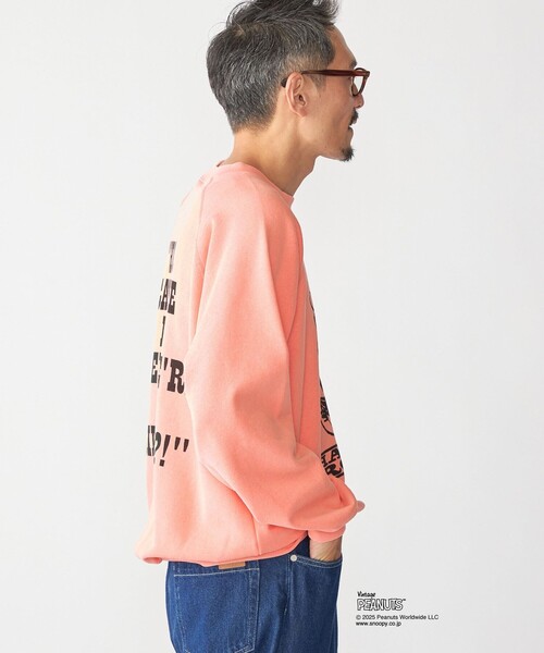 セール】【SHIPS別注】AIRTOWNE: ピーナッツ ヴィンテージ スウェット