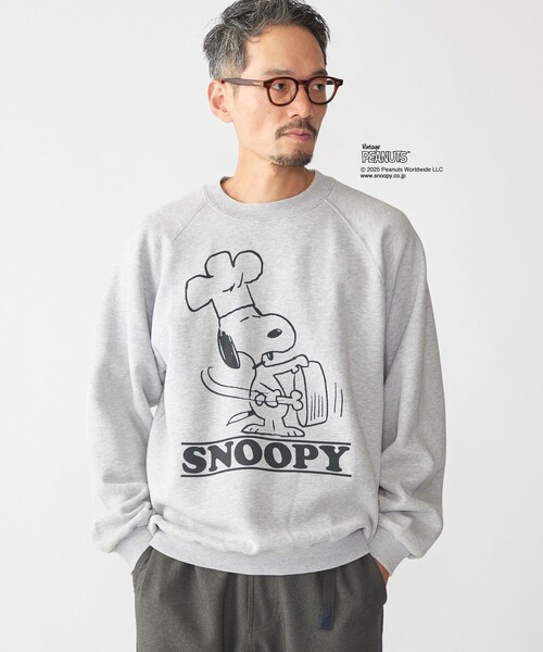 セール】【SHIPS別注】AIRTOWNE: ピーナッツ ヴィンテージ スウェット