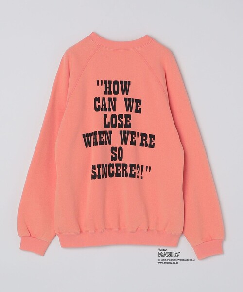 SHIPS(シップス)の「【SHIPS別注】AIRTOWNE: ピーナッツ ヴィンテージ スウェット(スウェット・メンズ・ライトグレー/ライトブルー/コバルトブルー/ピンク・MEDIUM/LARGE/X-LARGE)」の18枚目の写真