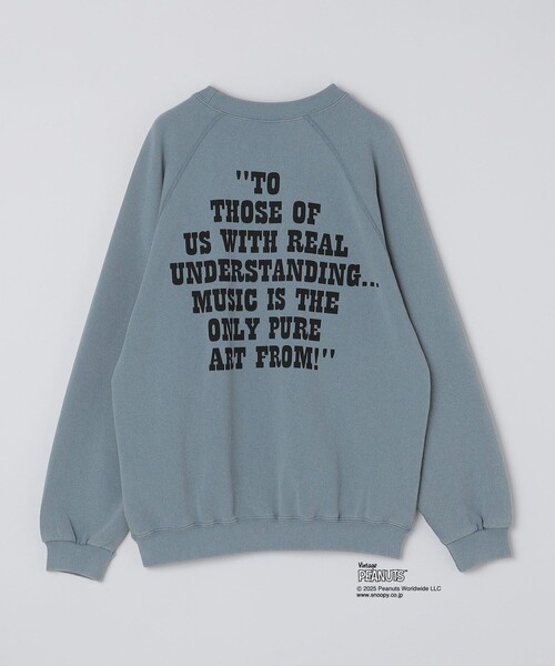 セール】【SHIPS別注】AIRTOWNE: ピーナッツ ヴィンテージ スウェット