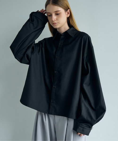 ELLUV/エルヴ】ハイスタンダードTR ドローコードバルーンスリーブ長袖