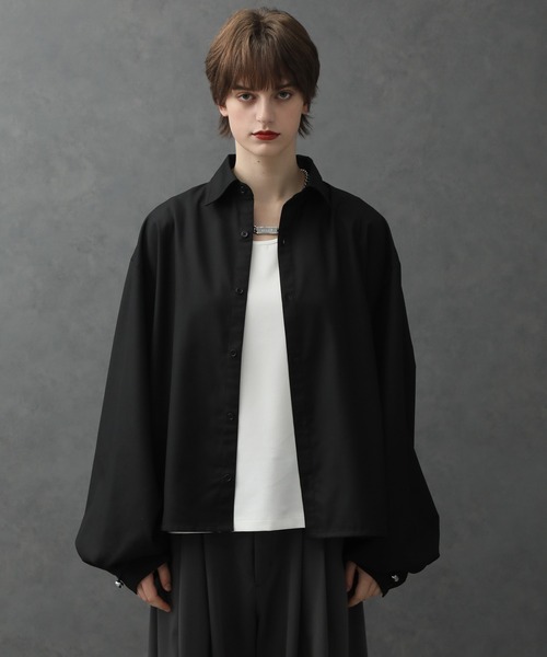 ELLUV/エルヴ】ハイスタンダードTR ドローコードバルーンスリーブ長袖