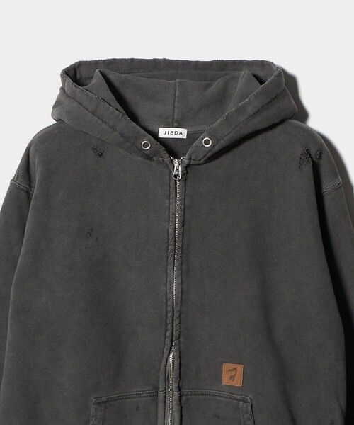 JieDa＞VIRGINIA ダメージ ジップ パーカー（パーカー）｜MONKEY TIME