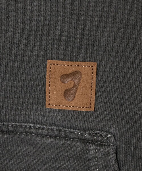 MONKEY TIME（モンキータイム）の「＜JieDa＞VIRGINIA ダメージ ジップ パーカー（パーカー・メンズ・ブラック・1/2）」の6枚目の写真