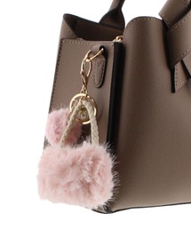 JELLY BEANS（ジェリービーンズ）の「ミニファーバッグポンポンチャーム(188-56044)JELLY BEANS(ジェリービーンズ)（キーホルダー）」