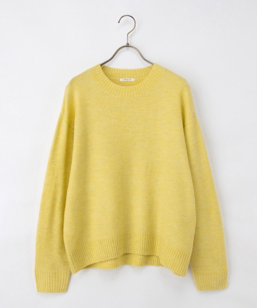 little suzie クロップド丈ニット yellow little suzie クロップド丈ニット yellow ニット セーター クロップド